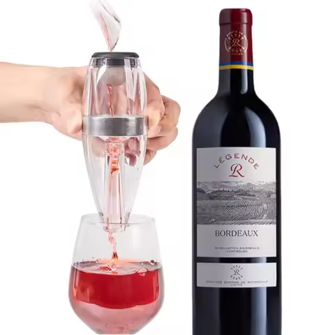 Portable Red Wine Decanter Aerator Bernoulli Air Magic Aerator Wine Quick Decanter Whisky Red White 
