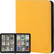 Arkeiliy Card Binder 9 Pocket, Double Sided Pockets Trading Card Binder with 30 Sleeves, Premium Zip