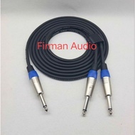 Canare Audio Cable 50cm-5mtr Jack Akai Mono 6.5mm To 2 Akai 6.5mm Male Branch
