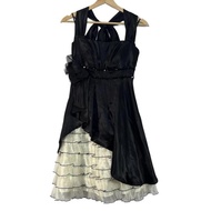 Aimer call Dress Spangle beads Knee-length flour Ruffles Women black White Direct from Japan Secondh