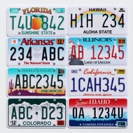 Mô Hình Xe Hơi Bằng Nhựa 1/18 Trang Trí Biển Số Xe Mô Phỏng Nổi Chữ Nổi Đồ Chơi Mô Hình Xe Hơi Tùy C