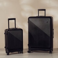 【預購】Dreamin Inno系列 20+29吋前開式行李箱/登機箱-曜石黑組