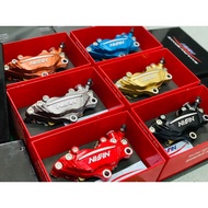 ORIGINAL NISSIN SAMURAI CALIPER 4POT FRONT PUMP SIAP BRAKE PAD  NVX155 NMAX NVX V1 V2 R25 XMAX