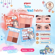 Pigeon Teens Eye See U Eye Shadow 3.2g Teen Makeup 4in1 Palette Pigmented & Longlasting Formula
