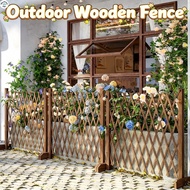 Outdoor Wooden Fence Foldable Garden Decoration Mesh Fence Retractable Balcony Decoration Fence