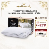 Hallmark 5-Star Hotel Comfy Fiber Pillow | Medium 1700g | Firm 2100g