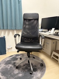 IKEA MARKUS 辦公椅 Office Chair （舊款 Older Model）機械良好 少少脫皮 Good Condition Mechanics, Minor Peeling