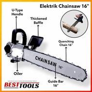 adapter chainsaw 16" / gergaji gerinda chain saw LONG BAR 16inch