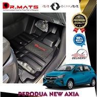 *NEW ARRIVE* PERODUA AXIA 2023 5D CLASSIC 5D DIAMOND 5D DIAMOND DUAL LAYER WATERPROOF CARPET