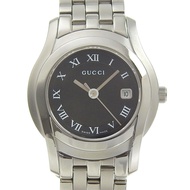 นาฬิกา Gucci G-Class 5500L สแตนเลสสตีลควอตซ์มือสอง หน้าปัดสีดำ แสดงผลแบบอนาล็อก