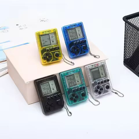 MINI Handheld Game Console, Classic Game Tetris, Portable Keychain Game Console, Nostalgic Product S