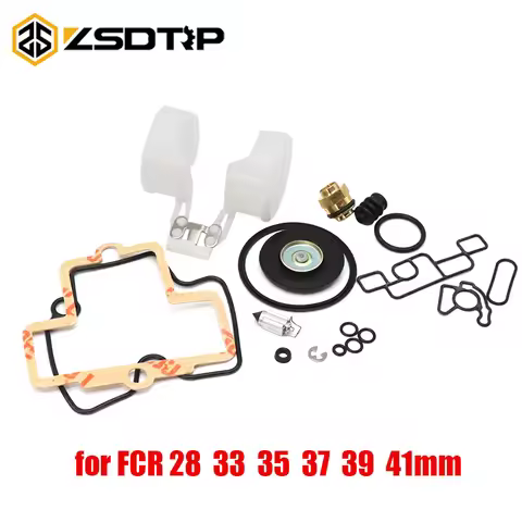 ZSDTRP Carburetor Repair Kit For Keihin FCR SX EXC FCR39 2001 KTM400/520 Slant Body Motor Repair Kit