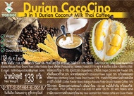 ""ยอดดอยทุเรียนโคโคชิโน่ร้อน-วีแกน-กาแฟทุเรียนหมอนทองปรุงสำเร็จ-น้ำตาลช่อดอกมะพร้าว-ครีมเทียมมะพร้าวเจ หอม เข้ม Yoddoi Vegan Durian CoCoCino Coffee Mixed