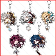 PS3 Honkai Impact 3 Elysia Game Anime Peripheral Acrylic Keychain Student Backpack Pendant Bag Hangi