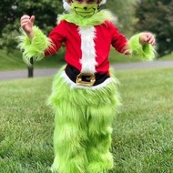 {TYUYIU} Christmas cosplay Costumes Unique Outfits for Santa Claus Grinch Stand Out in Christmas Par