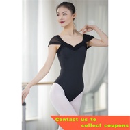 🎈Women Ballet Leotard Dance Wear Adult Soft Strap ShortSleeve Stretch Camisole Gymnastics Leotard Bodysuit Ballet Dress