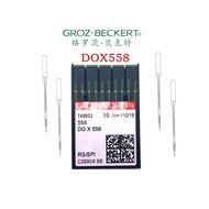 Groz DOX558 Sewing Machine Needle, Round Head 558, for Lockstitch and Buttonhole Machines