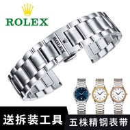 Rolex Strap Steel Band Stainless Steel Band Stainless Steel Butterfly Buckle Daytona Green Black Wat