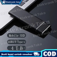 SSD Eksternal 4TB USB 3.0 Type-C ssd laptop PC ssd portable eksternal hp solid state drive
