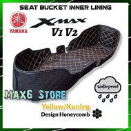 YAMAHA XMAX 250 300 SEAT INNER STORAGE LINING SEAT BUCKET STORAGE BOX INNER LEATHER LINING SEAT XMAX250 V1 V2 SEAT COVER