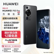 华为/HUAWEI P60 Pro 超聚光夜视长焦 昆仑玻璃 双向北斗卫星消息 512GB 羽砂黑 鸿蒙智能旗舰手机