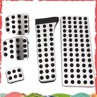 5PC Car Pedal Cover Accessories with Footrest for   W203 W222 W213 W205 W204 W211 W212 W210 X204 W21