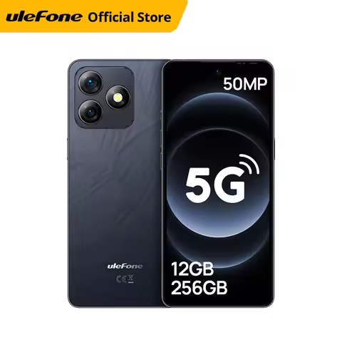 Ulefone Note 18 Ultra 5G Smartphone 12GB RAM(6+6) 256GB ROM 6.78" NFC 50MP MTK Dimensity 720 Android