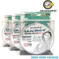 SEAHAWK GACHIRI BRAIDED LINE X8 300M BRAIDED FISHING LINE