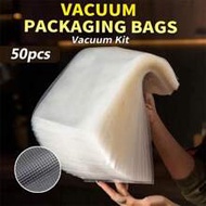50pcs/Lot Vacuum Sealer Bags, Vacuum Packaging Bags For Vacuum Sealer Machine, Vacuum Sealer Storage