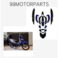 Modenas kriss MR2 BODY SET BLUE+BLACK COVER SET bodyset coverset MR 2