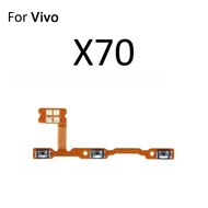 For Vivo X80 X70 X60 X51 X50 Pro Plus Lite Volume Button Control Flex Cable Mute Switch Power Key Ribbon Repair Parts