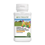 🔥READY STOCK🔥 Amway Nutrilite Children Multivitamin And Iron Chewables Tablet (100 Tab)