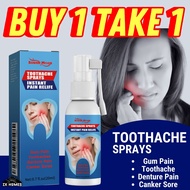 BAO HOME [BUY 1 TAKE 1] Toothache Pain Relief Spray Dental Tooth Pain Relief Gum Inflammation Swelli
