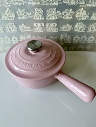 Le Creuset 16cm 粉色單柄鍋