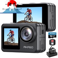 [Direct from Japan]
AKASO Brave 7 LE 4K Action Camera with 20MP and 64GB Memory Card - Waterproof up