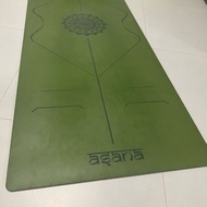 (used) asana yoga mat Green