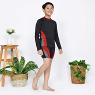 CHILDREN'S SWIMSUIT RASH GUARD SET AGES 8, 10, 12 YEARS POLOS