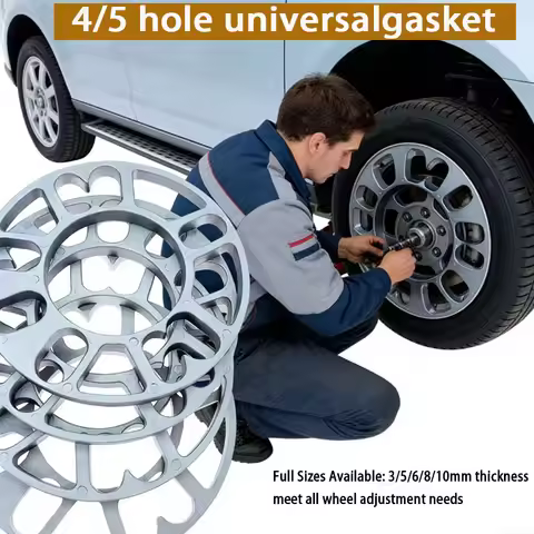 Wheel Alloy Spacers Wheel Spacers 3/5/6/8/10mm Alloy Wheel Hub Spacer Lightweight Cutout Auto Wheel