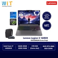 Lenovo Legion 5 16IRX9 83DG008QMJ (Intel Core i7-14650HX/16GB-32GB RAM/1TB SSD/16" WQXGA/RTX 4060 8G
