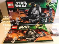 LEGO Star Wars 75015 Corporate Alliance Tank Droid (2013, retired product)