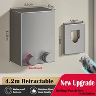sampayan stainless sampayan indoor outdoor rack Retractable invisible wall-mounted clothesline