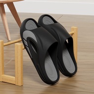 男士运动一字拖鞋男款外出耐穿2025夏季厚底室内防滑耐磨款Men's sports one-piece slippers for men, durable for outdoor wear  dQoo