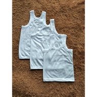3 pcs singlet baby undershirts size S-XXL