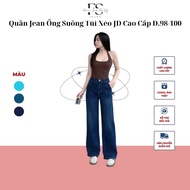 JD2079 High Waist Stretch Straight Pocket Jeans D.98-100cm, O.24-26cm