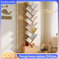 Rak buku Rak buku lapis Rak buku gantung lantai hias dekorasi Rak buku minimalis Rak buku penyimpana