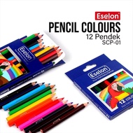 Echelon Colored Pencils 12 colors Echelon SCP-01 Pigmented Colored Pencils Short Echelon Colored Pen