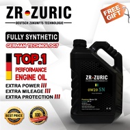 [EXPORT QUALITY] ZR ZURIC 0W20 SN Fully Synthetic Engine oil 4L::GERMAN FORMULATION