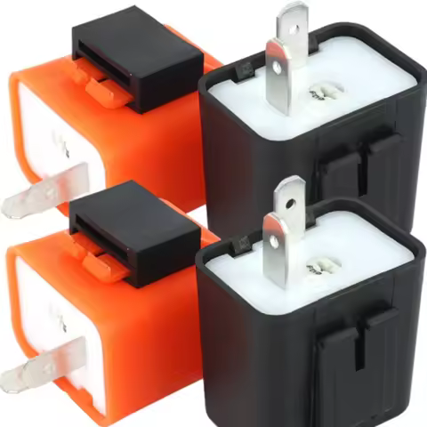 Motorcycle LED Turn Signal Flasher Relay Adjustable Turn Signal Controller Relay Conversion Fix Moto