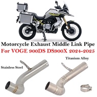 Slip On For VOGE 900DS 900 DS DS900X DS900 X 2024 2025 Motorcycle Exhaust Escape Titanium Alloy Mid 