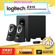 Logitech Z313 2.1 Multimedia Speaker System with Subwoofer, Full Range Audio, 50 Watts Peak Power, S